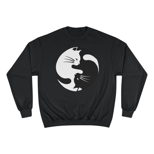 Yin Yang Kitties Sweatshirt