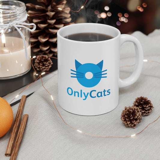 OnlyCats White Coffee Mug