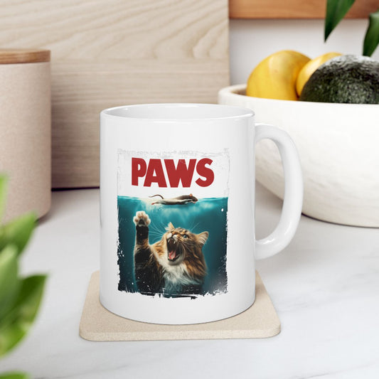 Paws White Coffee Mug