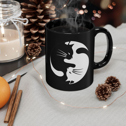 Yin Yang Kitties Mug