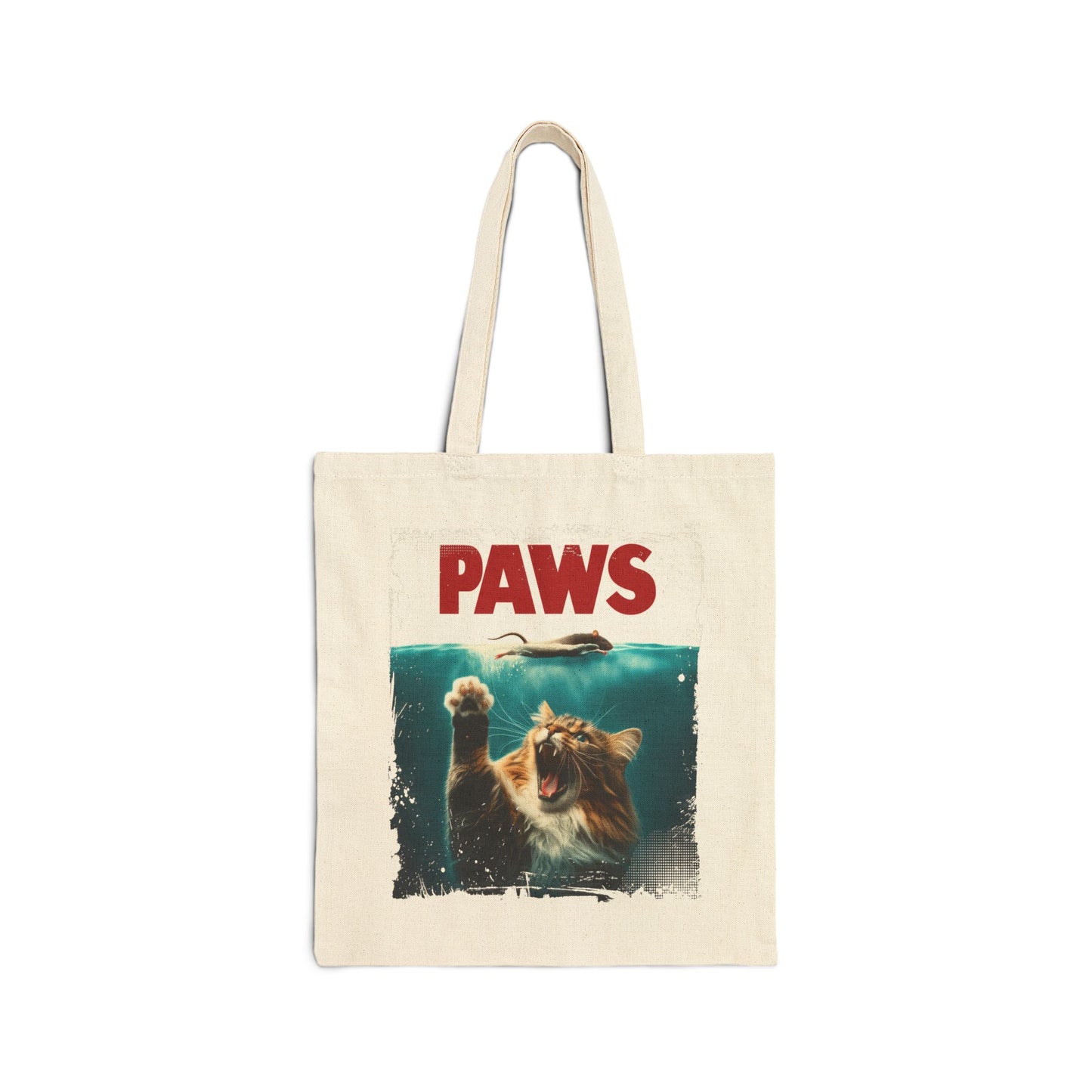 Paws Canvas Tote Bag