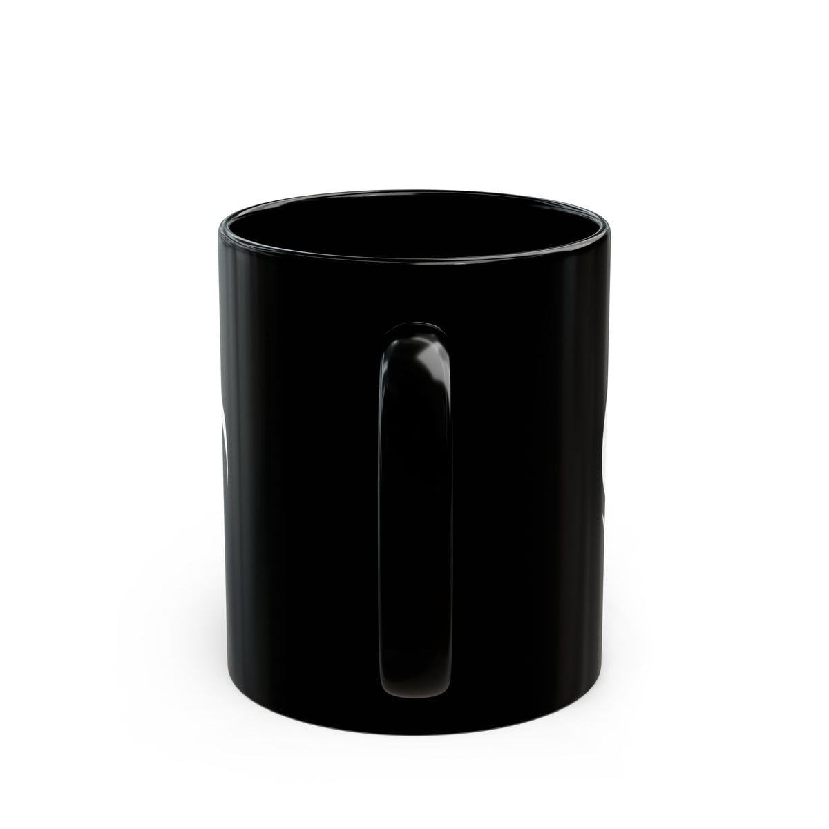 Yin Yang Kitties Black Cofee Mug