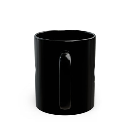 Yin Yang Kitties Black Cofee Mug