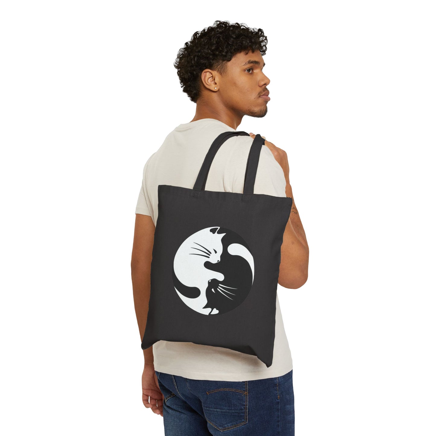 Yin Yang Kitties Tote Bag