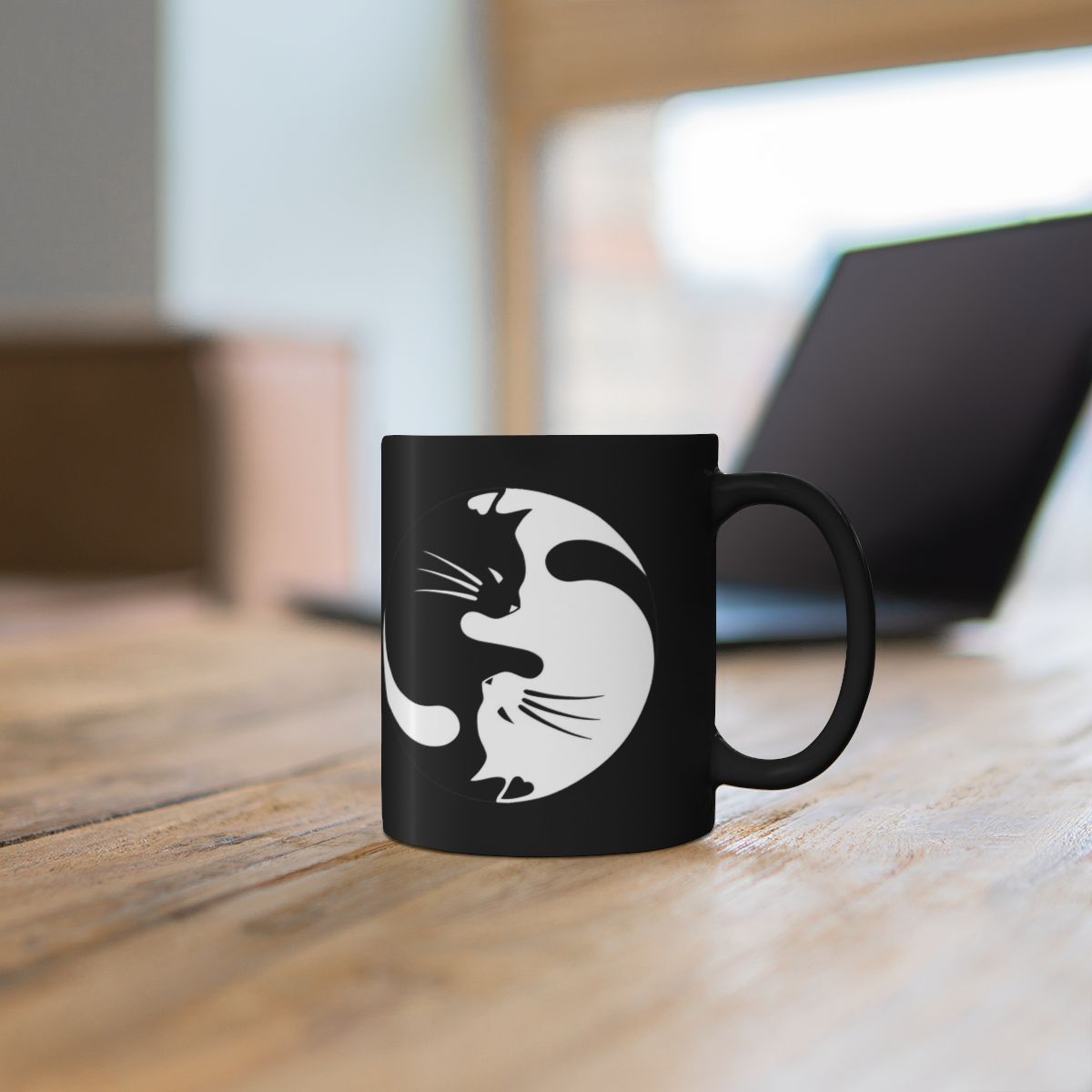 Yin Yang Kitties Mug